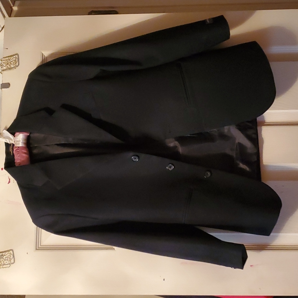 Boys Suit Jacket, size 14, color black